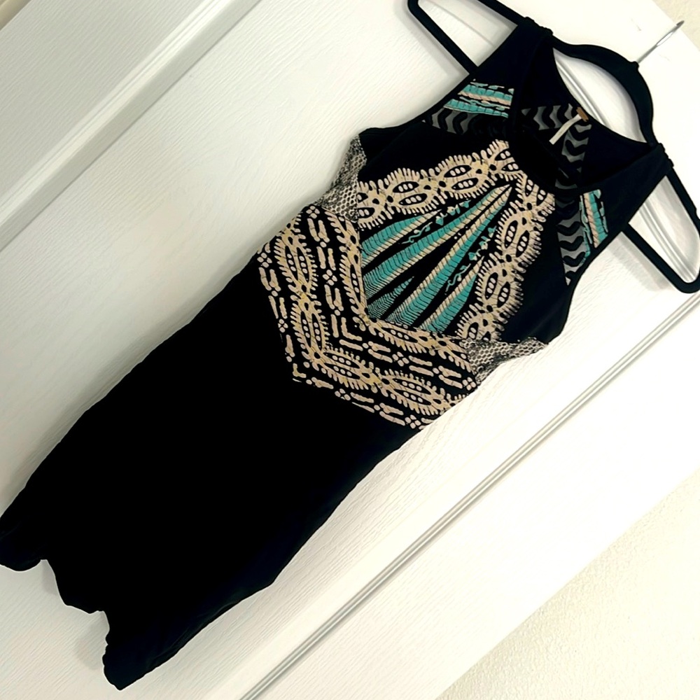 Free people Dress with sheer cut outs